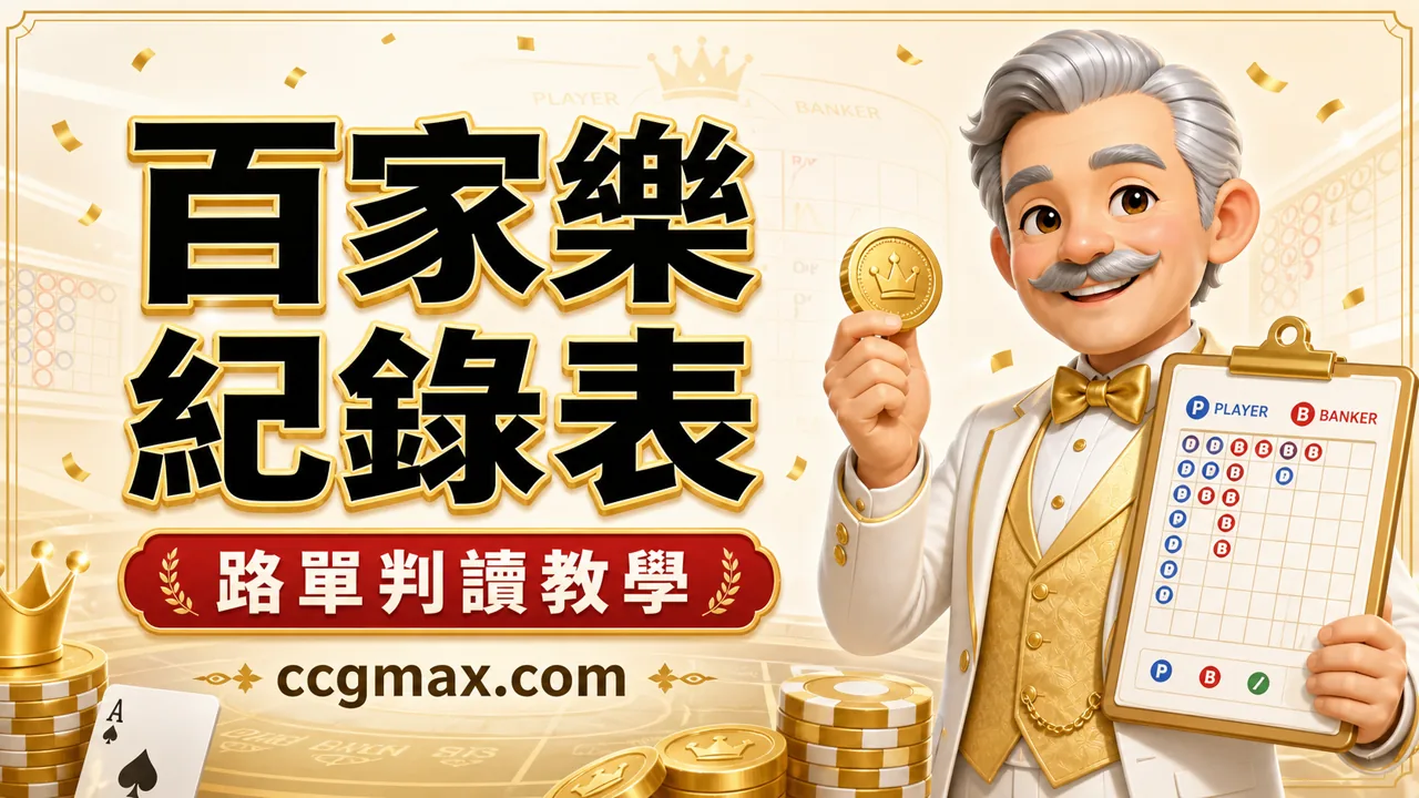 百家樂紀錄表與路單判讀教學精選圖片